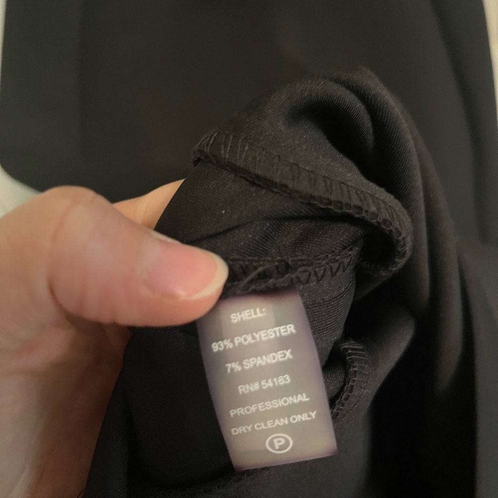 Calvin Klein Black Sheath Dress Crew Neck Midi - Picture 5 of 6